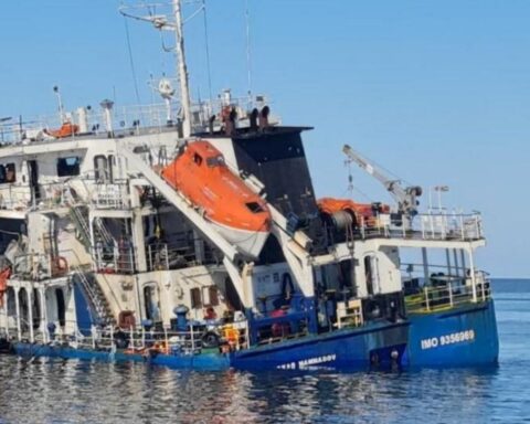 black sea corn ship drone attack romania