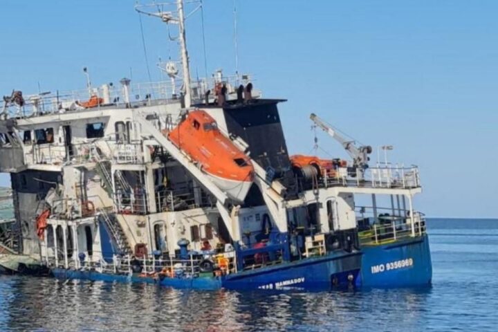 black sea corn ship drone attack romania