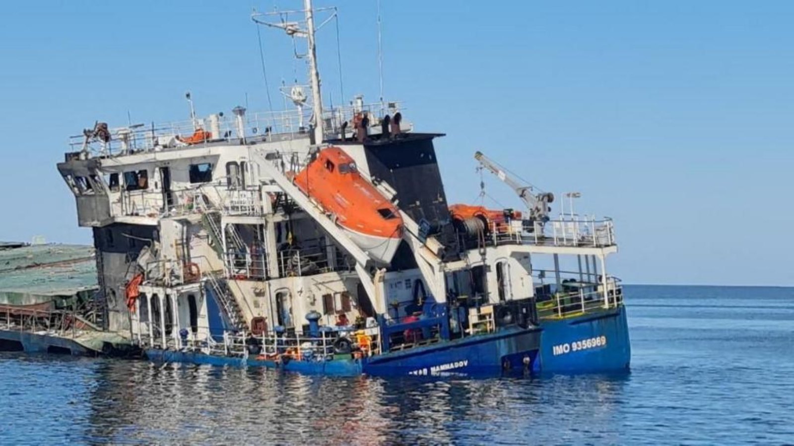 black sea corn ship drone attack romania
