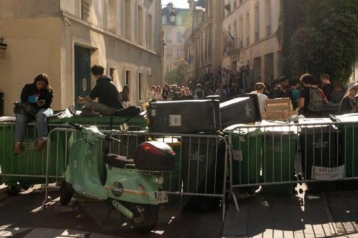 france student protests national day action