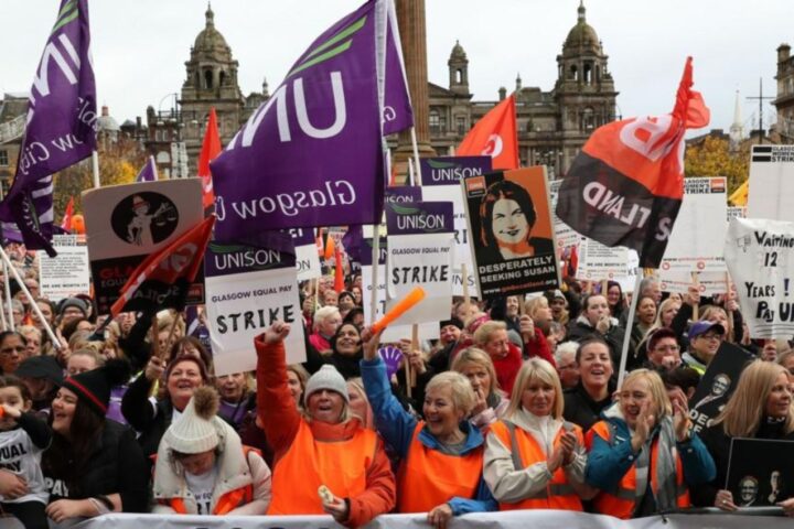 glasgow council unison pay grading deal