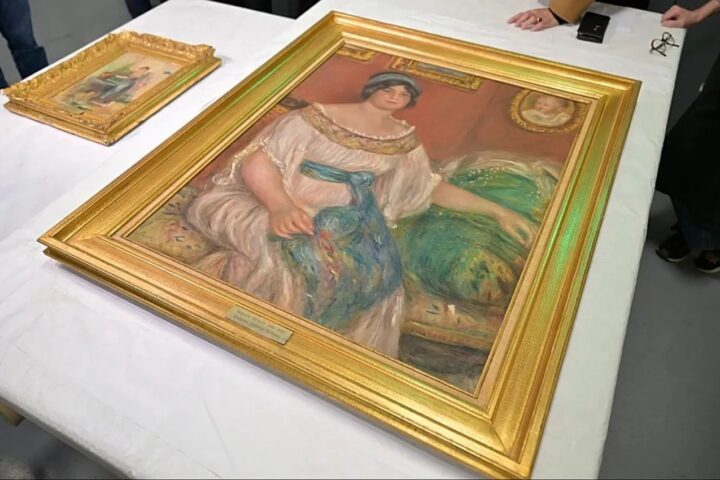 DNA Trace and Vehicle Tracking Lead French Police to Stolen Renoir Paintings